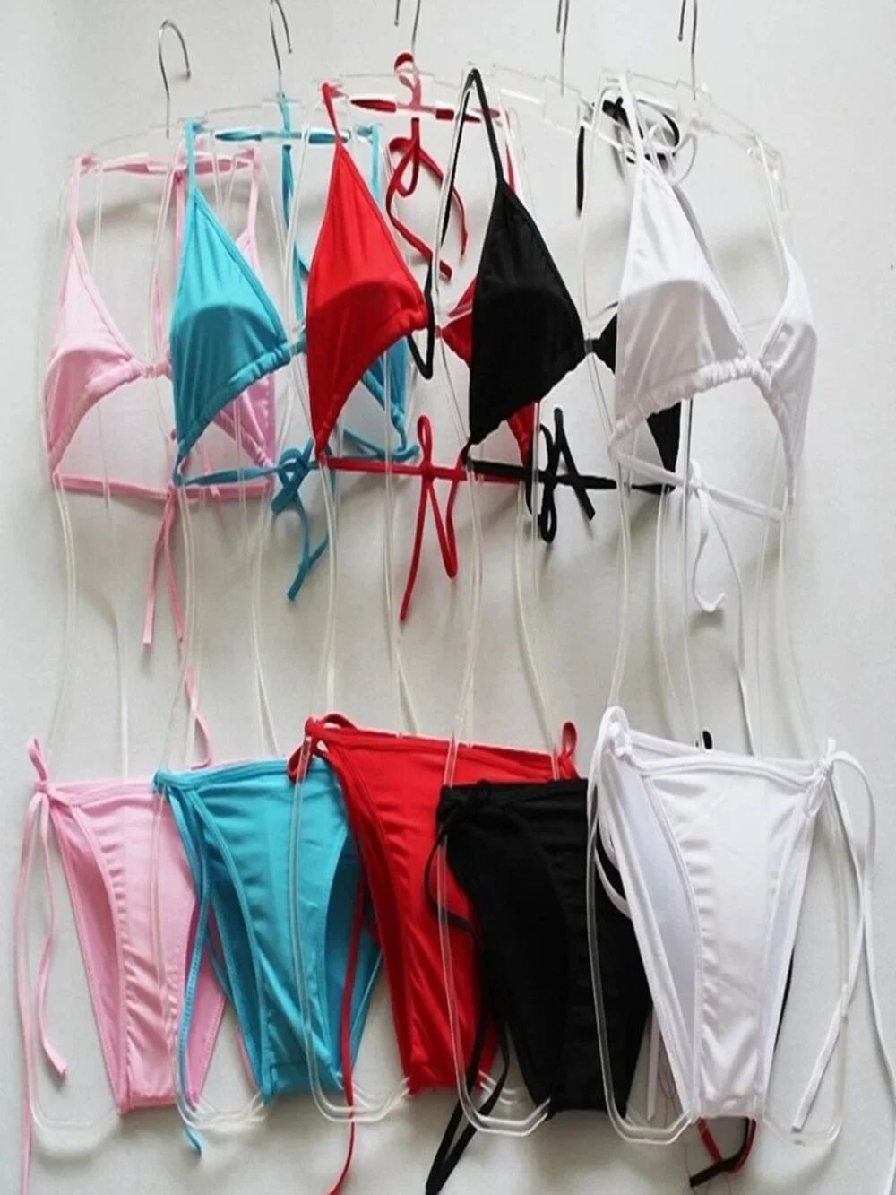 Women's Classic Summer Beach Bikini Thong Bottoms Padded Swimwear Bathing Suit